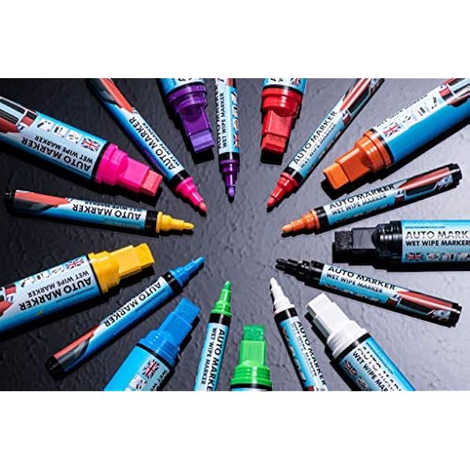 THE Rainbow LARGE WHITE AUTO - REMOVABLE PAINT FOR AUTO BODY PANELS AND WINDSCREENS - Image 5